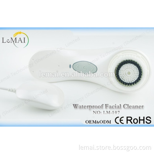Removing all cosmetics and Exfoliating electric waterproof facial cleansing brush manufacturers